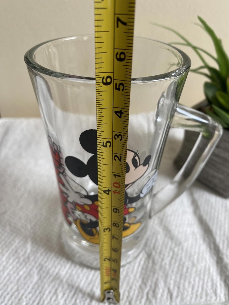 Minnie Mouse Glass Mug with Handle