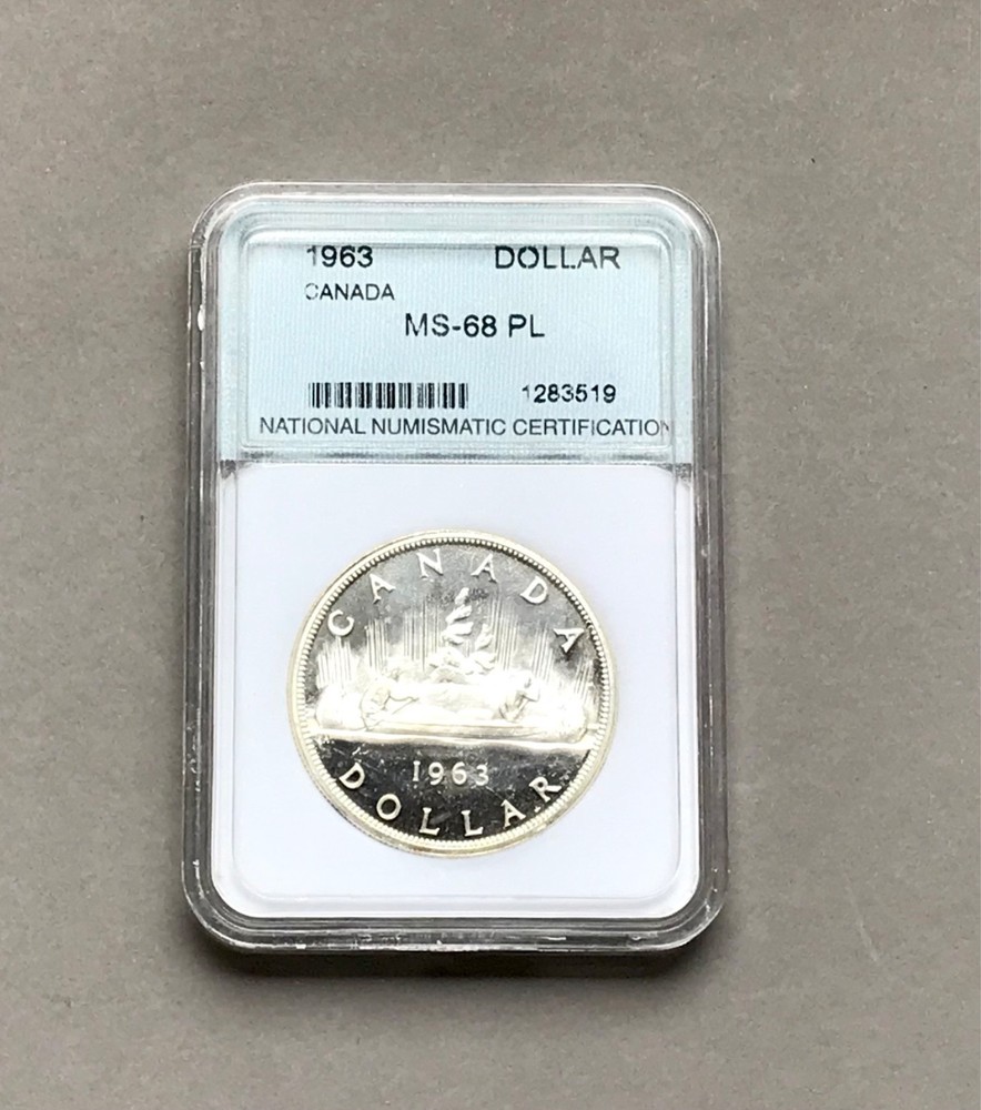 1963 Canada Silver Prooflike Dollar