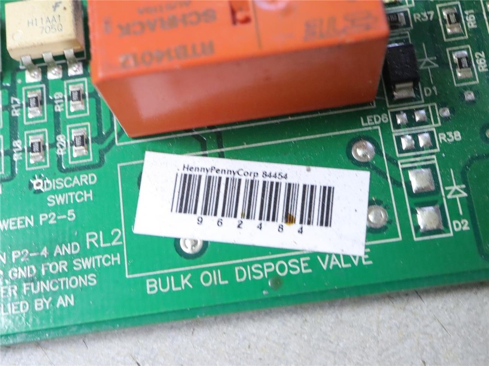 HENNY PENNY 84454 PCB Evolution Elite Assembly Control Circuit Board