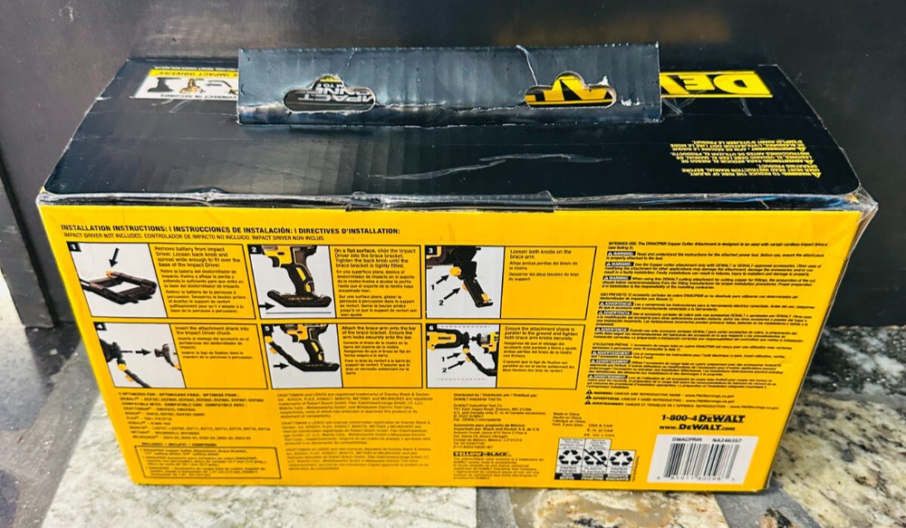 DEWALT IMPACT CONNECT 1/2-in to 1-in Copper Pipe Cutter Attachment #885911800983