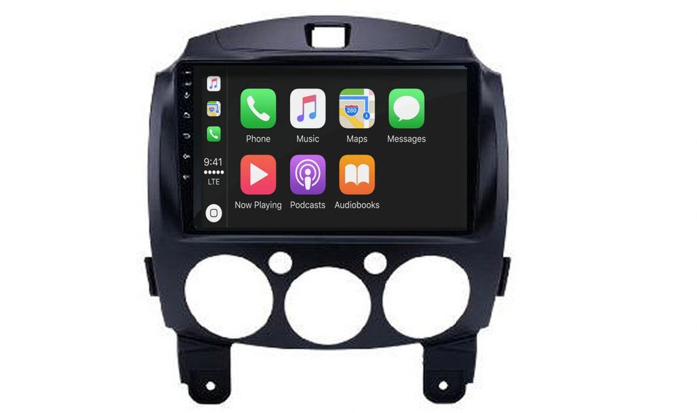 MAZDA 2 2007-2014 Stereo GPS Wireless Apple Carplay Android Auto Camera