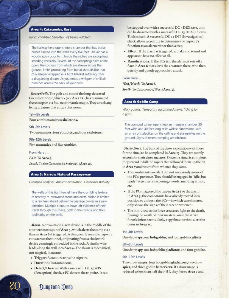 Dungeons Deep (5E) | 16 Classic Ready-to-Play Dungeons