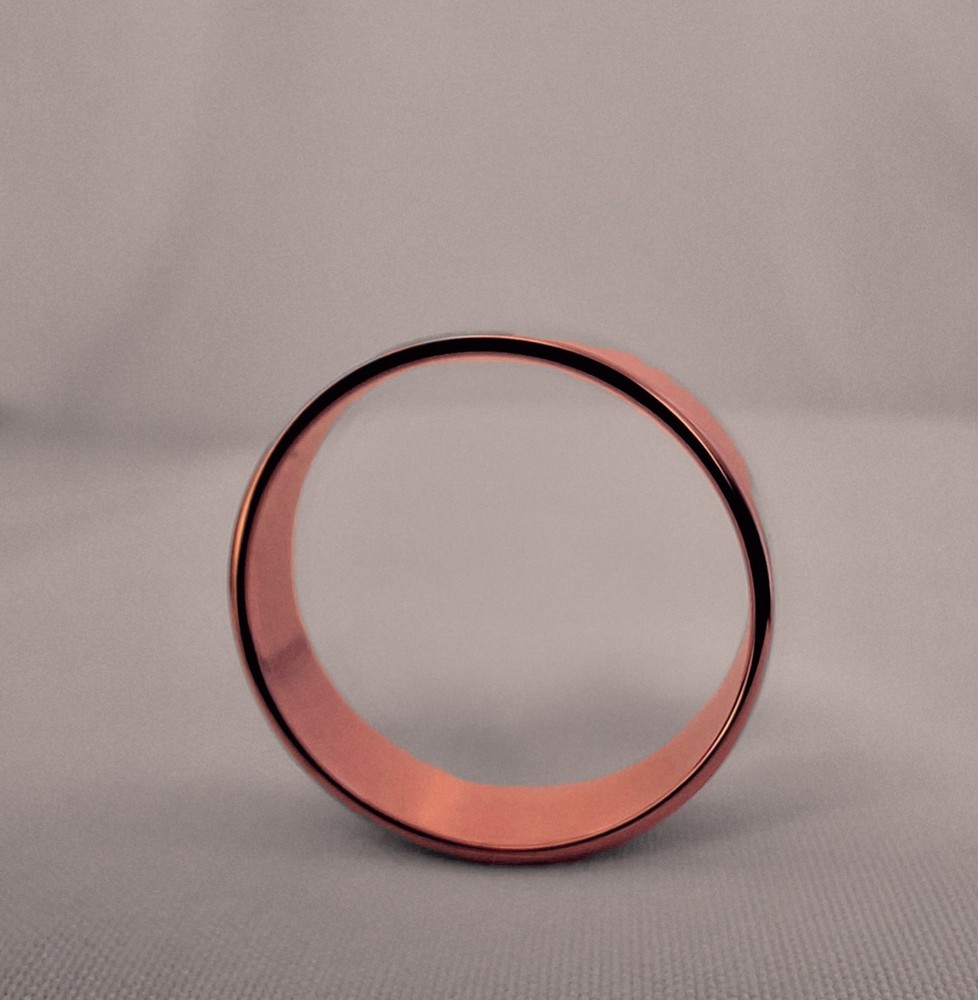 Polished Copper healing ring sizes 4-14