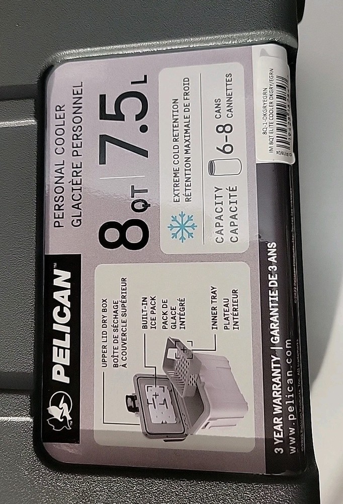 Pelican 8QT Personal Cooler & Dry Box