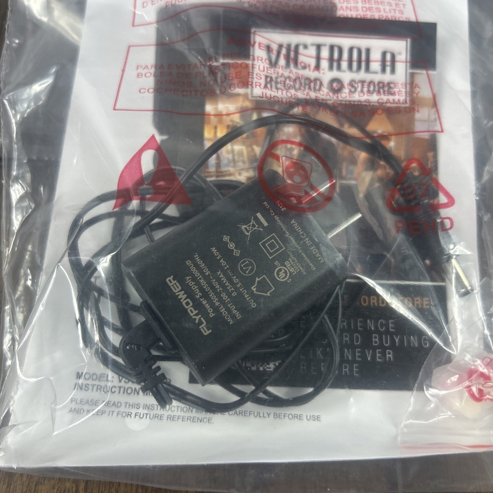 Victrola Journey+ Bluetooth Record Player Suitcase Blue Open Box Tested Working