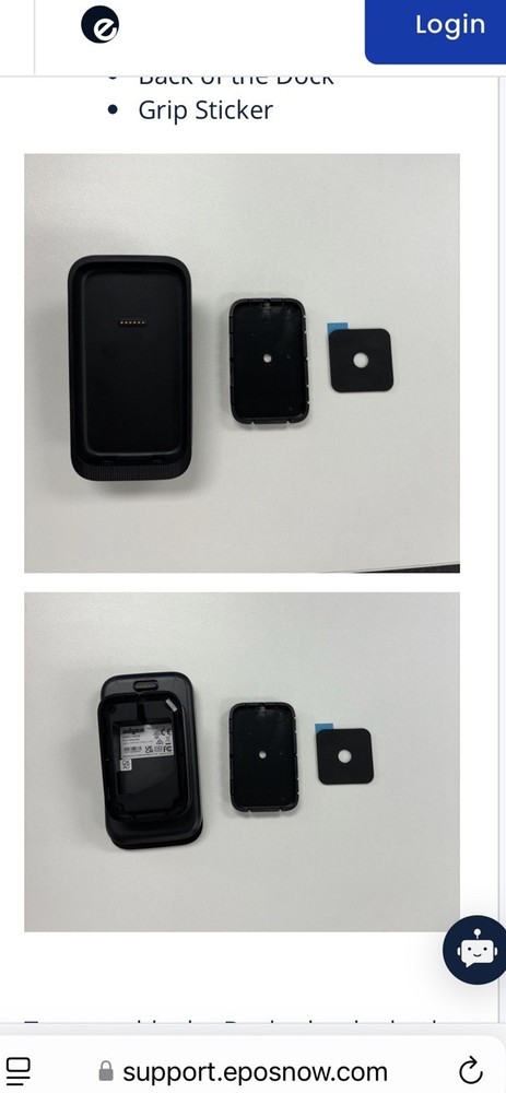 Epos Air Card Reader with Dock for POS Payment Processing