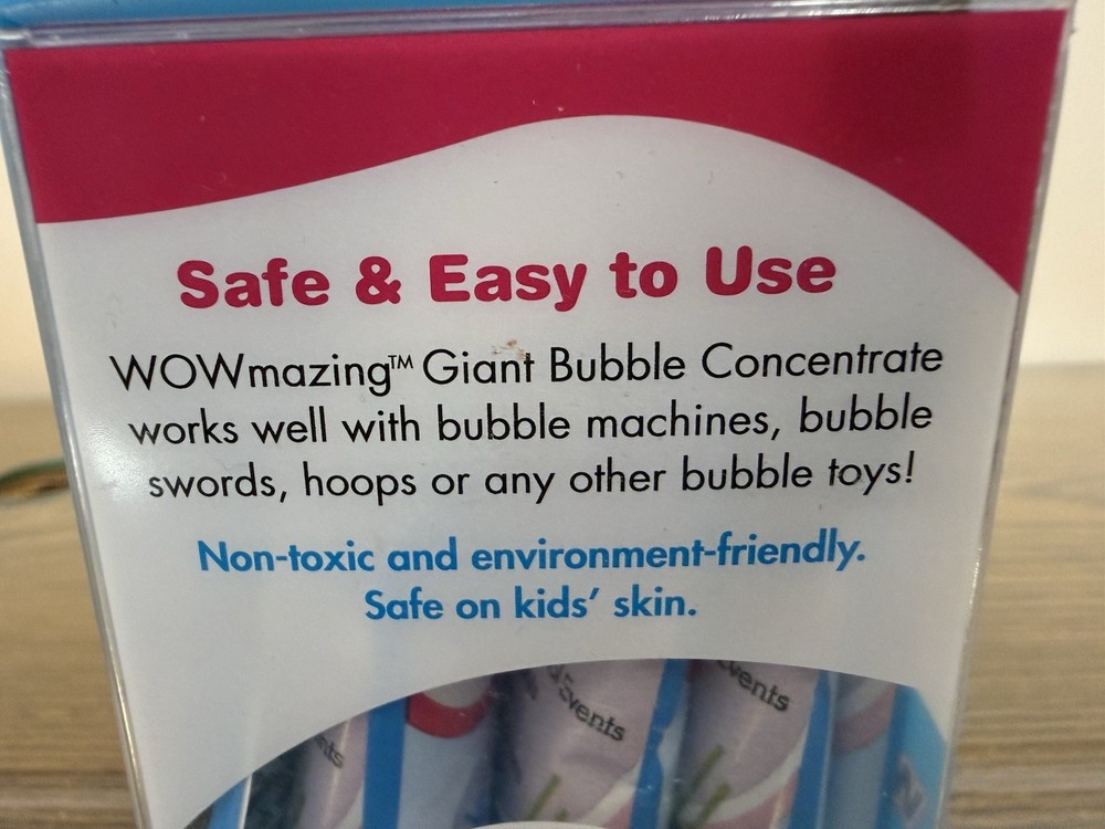 WOWmazing Giant Bubble Concentrate Solution Individual Packs