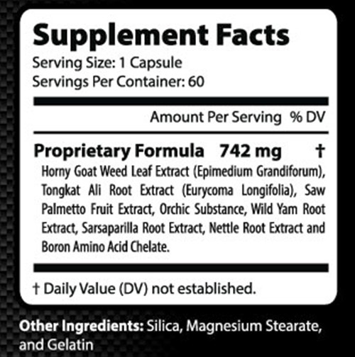 EreForce Advanced Formula for Male Performance Enhancing - 60 Capsules