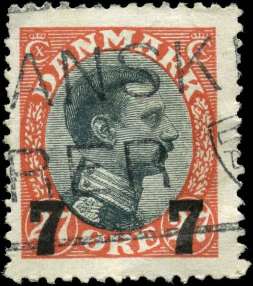 Denmark Scott #182 Used