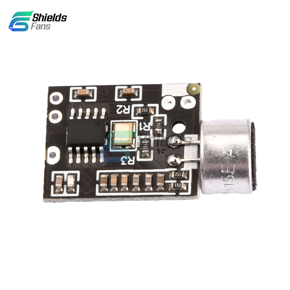 Wireless Microphone MIC FM 10dBm Transmitter Module Support Dual-channel Stereo