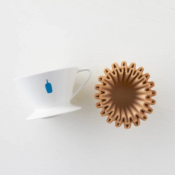 Blue bottle coffee dripper and coffee filter 90 sheets set Simple Design NEW