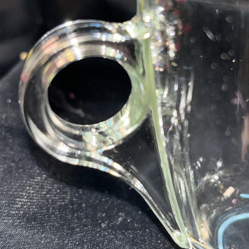 Mid Century Modern Clear Espresso Mug 3” Tall
