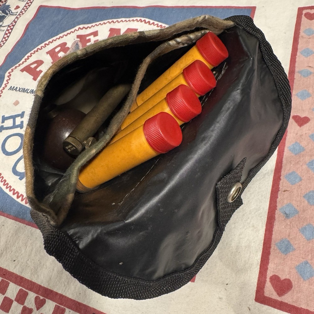 Muzzleloader Black Powder Accessories Lot Bundle Pouch