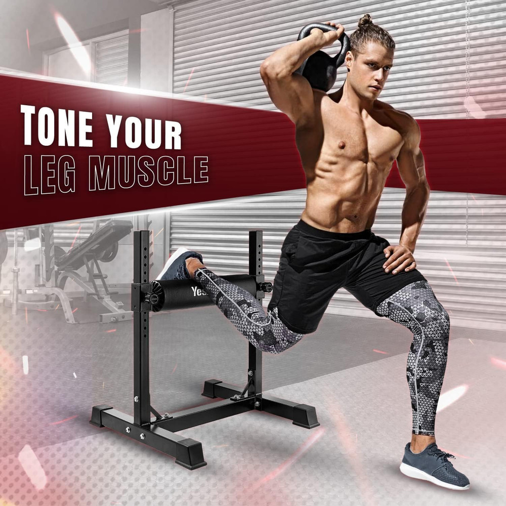 Bulgarian Split Squat Stand - Single Leg Squat Roller & Bodyweight Training