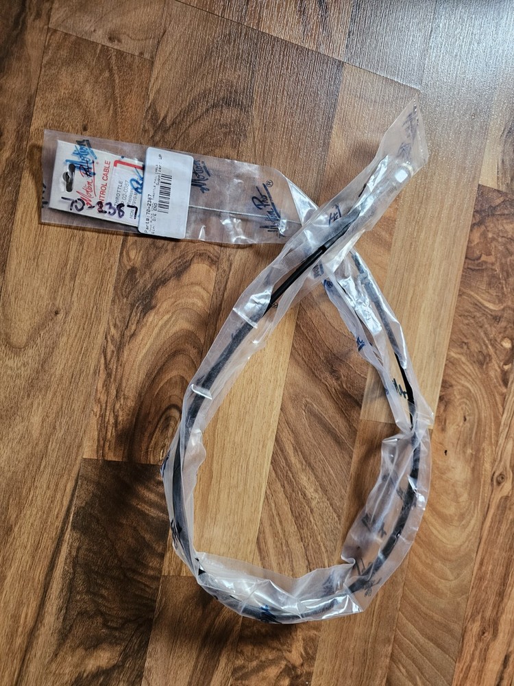 MOTION PRO BLACK VINYL THROTTLE PULL CABLE 02-0387