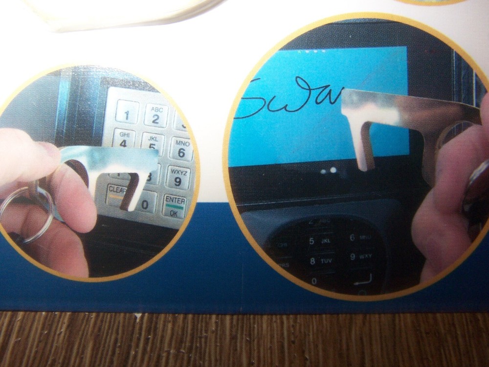 NEW 2x Germ Key Solid Brass Antimicrobial Touch Tool Door Handle Buttons Screens