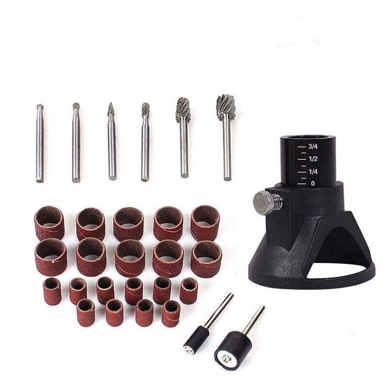 29Pcs Rotary Tool Mini Drill Woodworking Drilling Bit Set Accessories