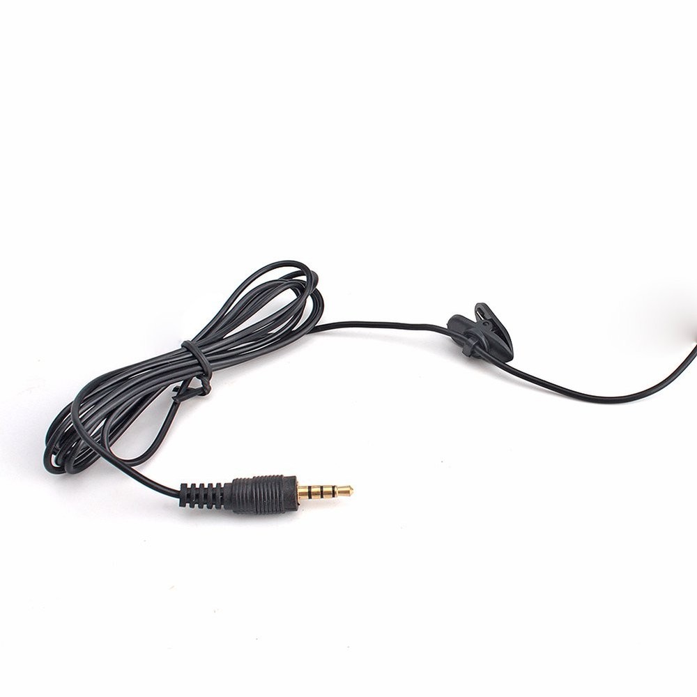 Cable fix Black Single Mount Tie-Clips Lapel Lavalier Microphone Headworn Cli...