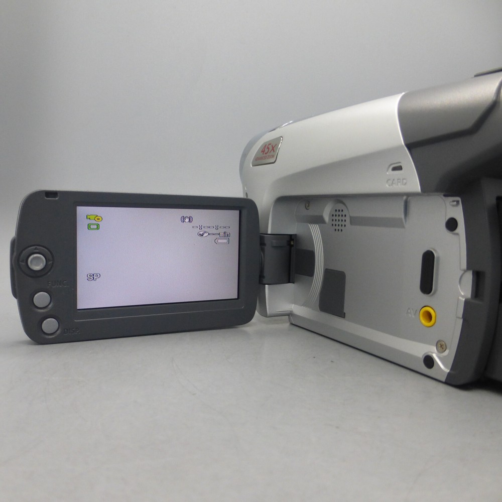 Canon DC320 Handheld DVD-RW Camcorder Silver Tested