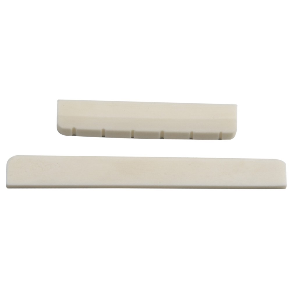 6String Bone Classical Guitar Bridge Saddle And Nut Replacement Parts 80mm 52mm#