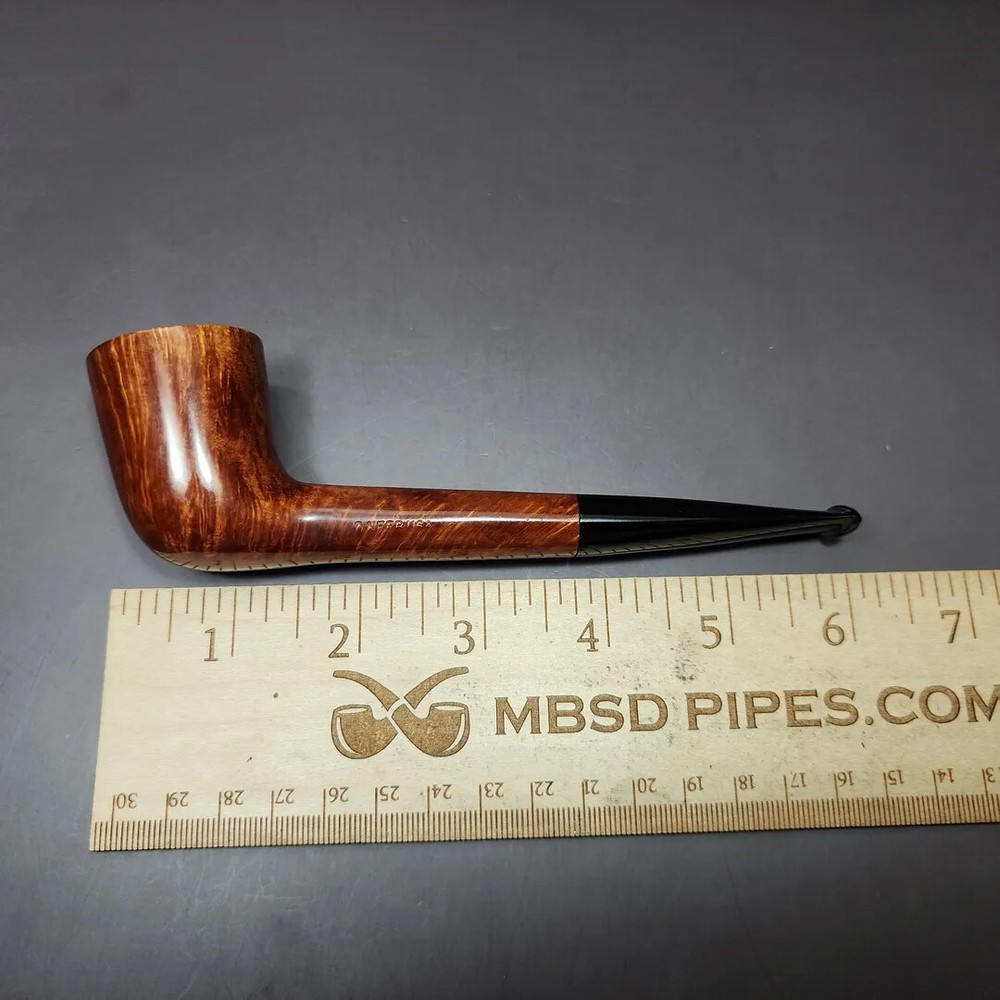 Dave Neeb Smooth Dublin Handmade Briar Pipe, New