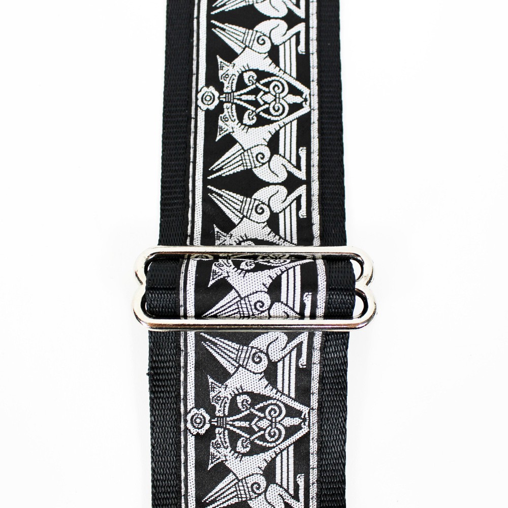 Souldier "Argus" Black Pattern 2" Guitar Strap