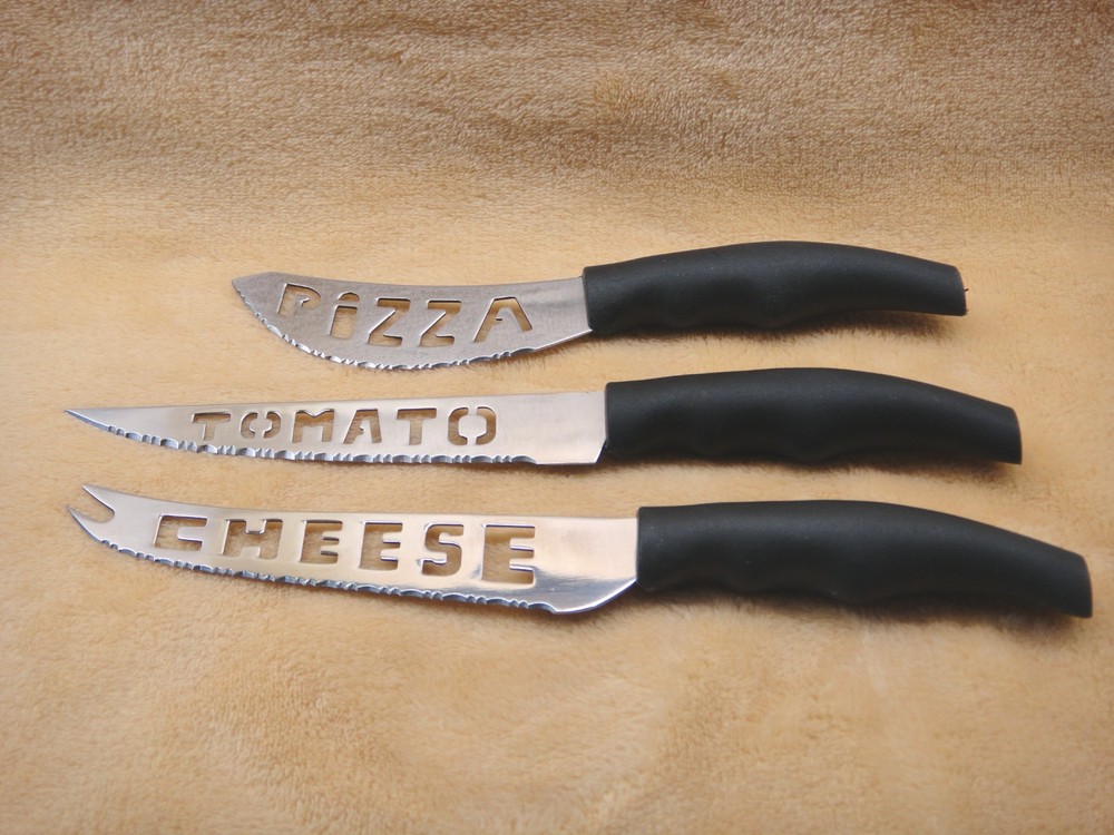 Forever Sharp TOMATO CHEESE and PIZZA Knives