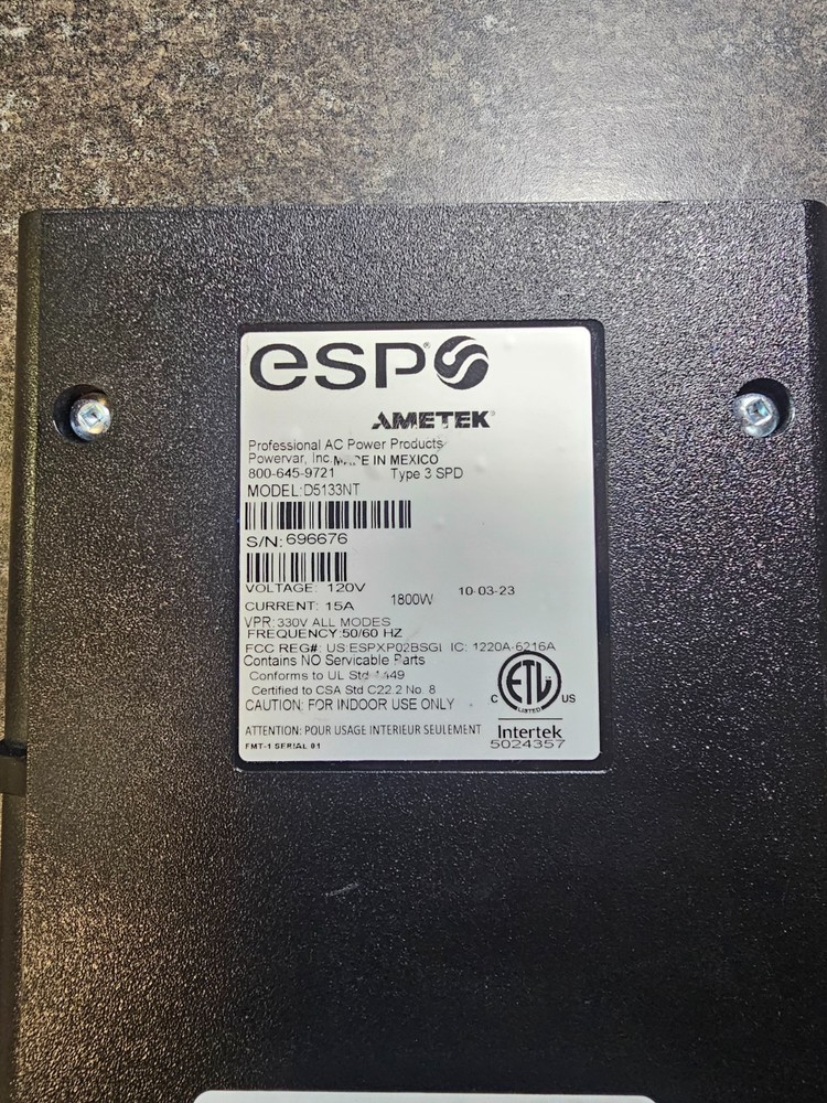 ESP D5133NT Digital QC Multi-Stage Protection