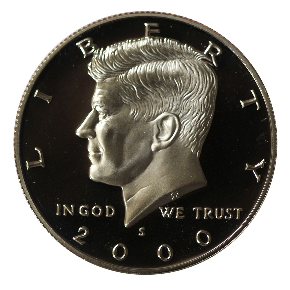 2000 S Kennedy Half Dollar Gem Deep Cameo Proof CN-Clad