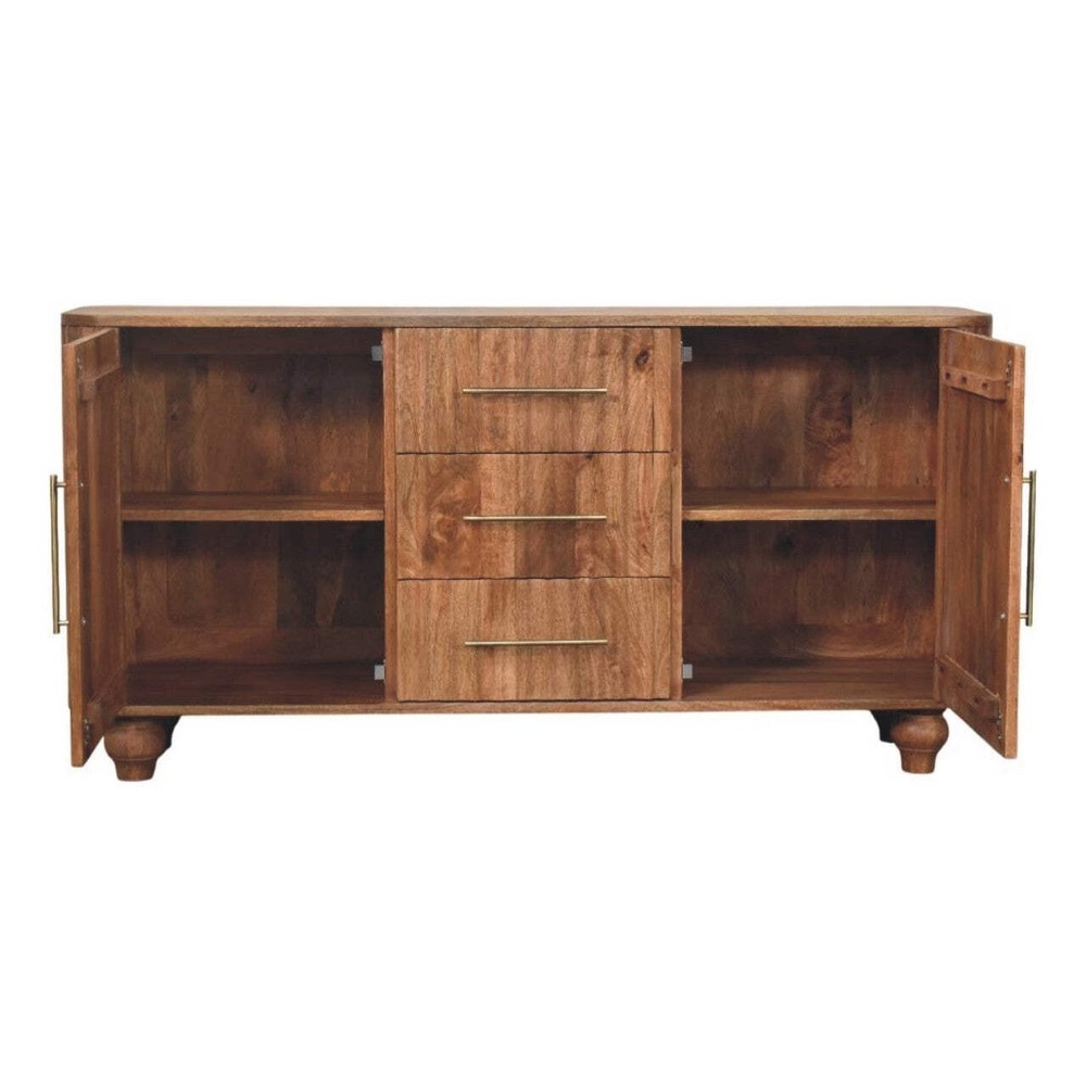 Montara Handmade Solid Wood Sideboard with 2-Doors, 3-Drawers