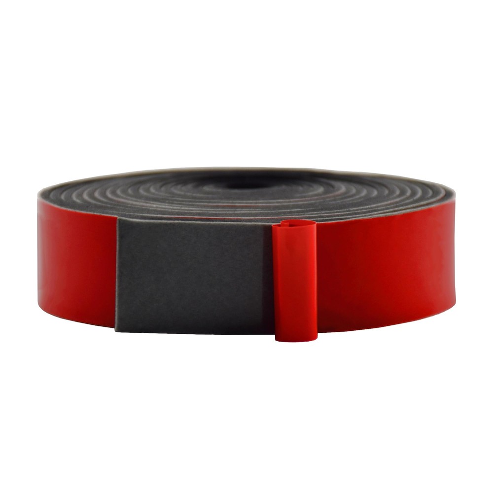 Solid Neoprene Rubber Strips with Adhesive Backing 1/16 .062" Thick x 1" Wide...
