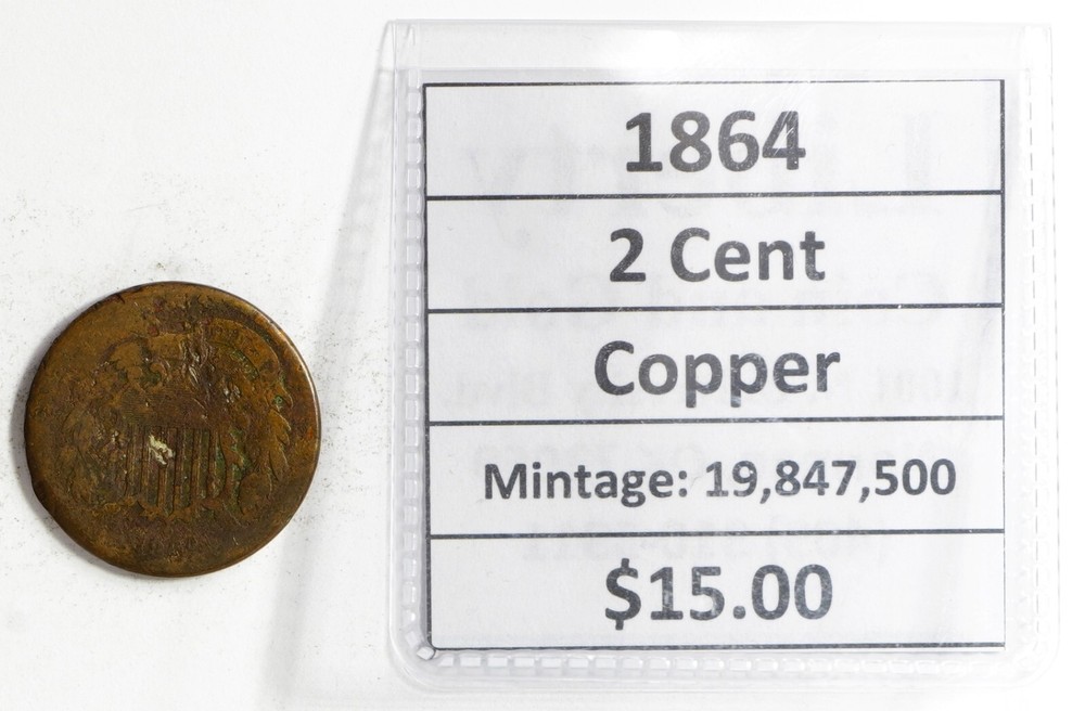 1864 Two Cent Piece