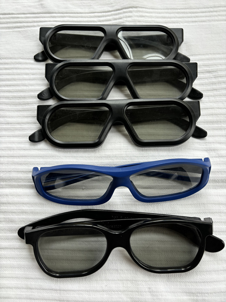 3d glasses MasterImage & Real3D-set of 5