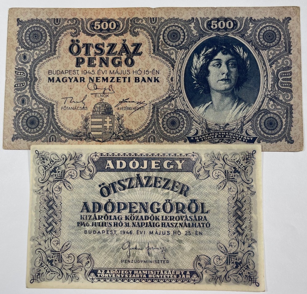 Hungary old WW2 notes (#731)