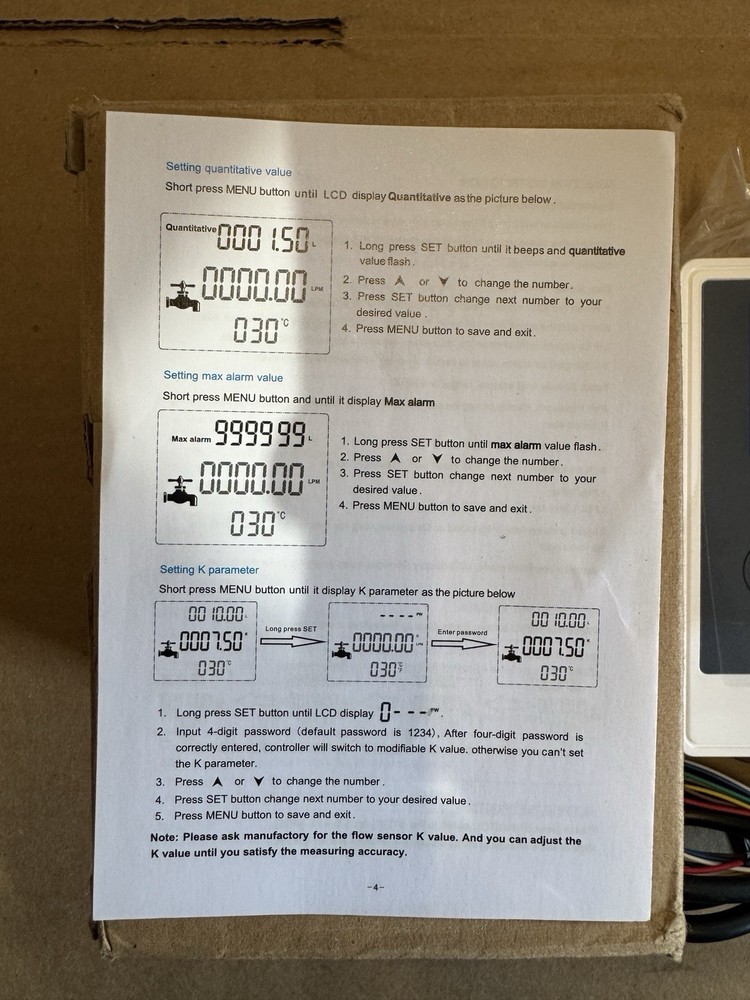 DIGITEN LIQUID FLOW CONTROLLER DFC15