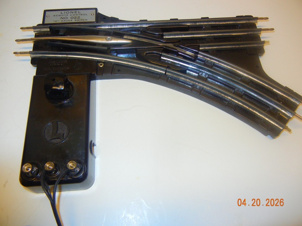 One pair Lionel O-22 Remote Control Switches.,Excellent