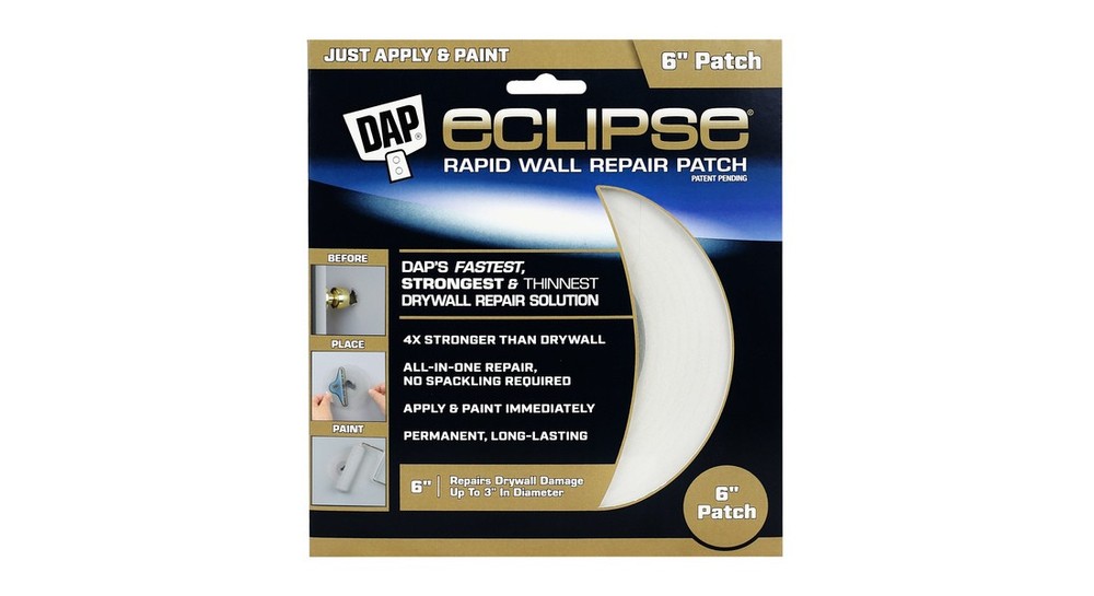 ECLIPSE 7079809165 Eclipse Rapid Wall Repair Patch 6" Clear