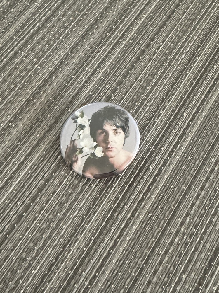 PAUL McCARTNEY Beatles Pin 1.25” Button NEW