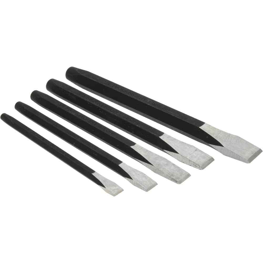 Paramount 5 Piece Cold Chisel Set: 5/16", 3/8", 7/16", 1/2", and 5/8"