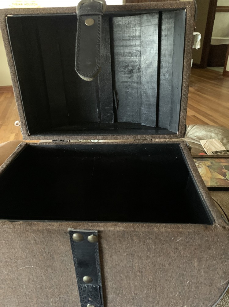 rustic round Decor home suitcase luggage