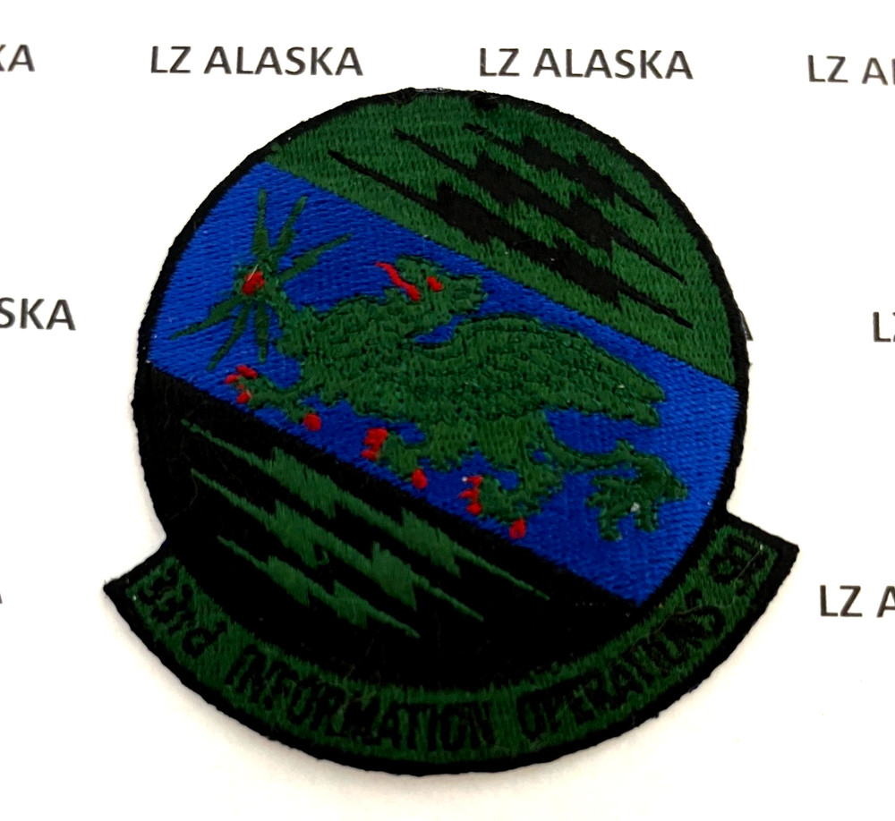 US AIR FORCE 33rd INFORMATION OPERATIONS SQUADRON PATCH (AFA)