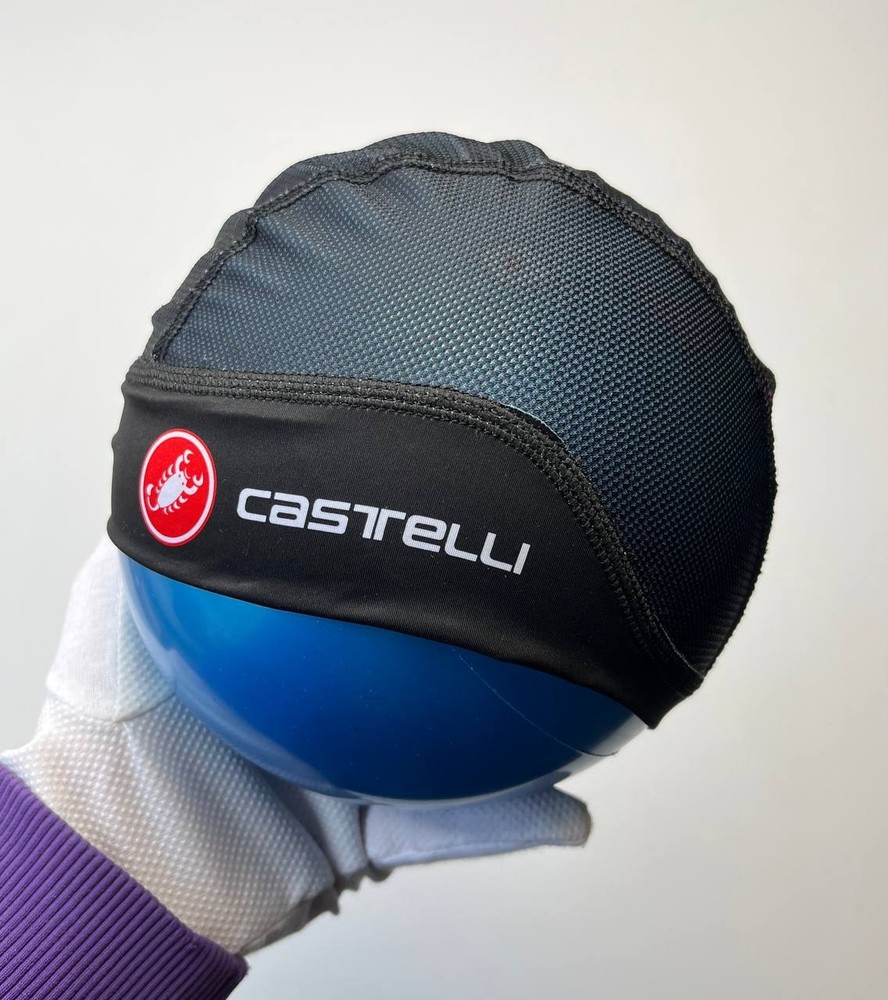 Castelli Cycling Cap Skull Cap Black One Size