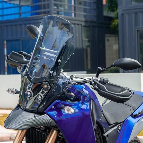 Motorcycle Front Windshield Windscreen Compatible with Yamaha Light Smoke