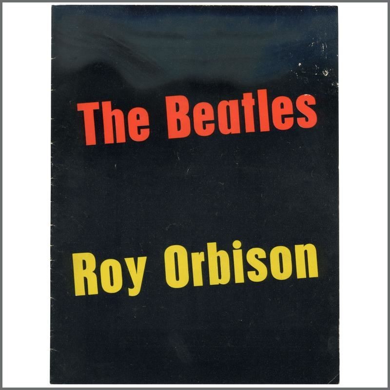 The Beatles Roy Orbison 1963 Tour Programme (UK)
