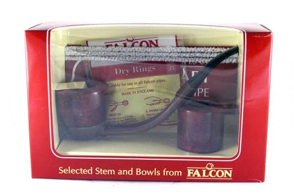 Falcon gift package, Bent brown stem and 2 bowls