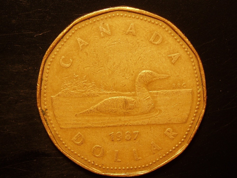 CANADA 1987  ONE  DOLLAR COIN #2