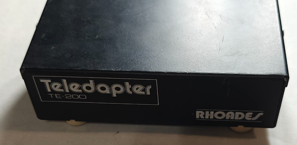 Rhoades Teledapter Model TE-200- Television To Stereo Matching Adapter