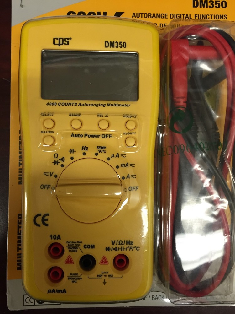 CPS AUTORANGE DIGITAL MULTIMETER - DM350