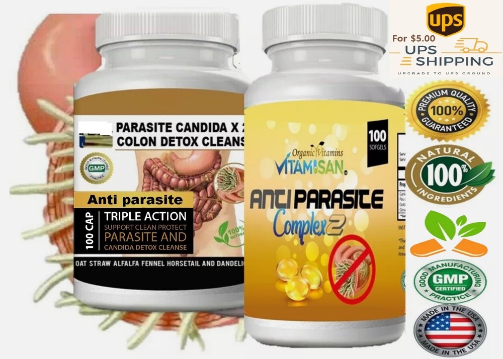 Advanced Parasite & Worm Intestinal Cleanse for Humans kit