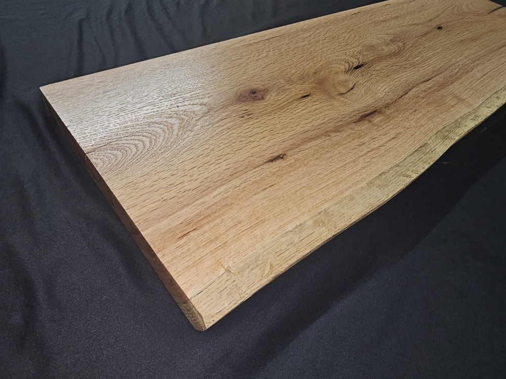 Live Edge Red Oak With Black Epoxy #RO12